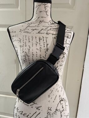 wild fable Black Crossbody Belt Bag